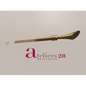 Ateliers 28 Diamètre 35 | bois | 2 embout pomme | décor chêne