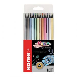 Kores Crayon de couleur 'Kolores Metallic Style', &eacute;tui de 12