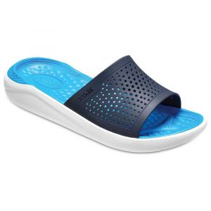 Crocs Tongs Literide Slide - Navy / White - EU 39-40