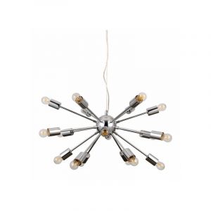 Italux Suspension moderne Theo Chrome