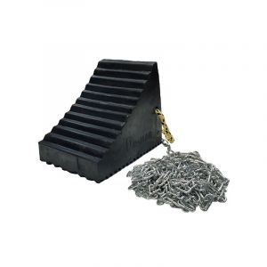 Cale roue caoutchouc - Longueur 245 mm / Largeur 165 mm - Hauteur 200 mm - Prix Unitaire - CR-212