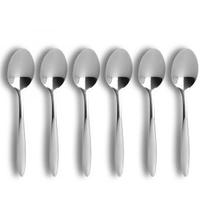 Ogo Living Lot de 6 cuillères à café en acier inoxydable, athena