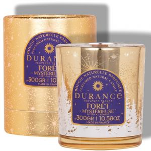 Durance Bougie Mèche en Bois Forêt Mystérieuse