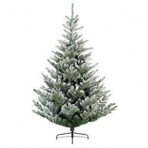 Sapin artificiel de Noël Liberty H150 cm Vert enneigé
