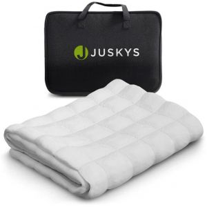 Couverture d'aggravation / Couverture lourde / Couverture de poids - 135x200 cm - 5kg - Blanc