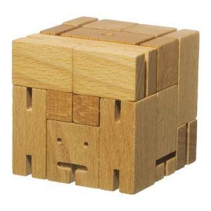 Image de Cubebot petit bois naturel