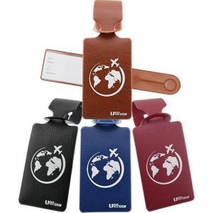 4 Etiquettes &agrave; Bagage PRESTIGE pour Valise de Voyage Accessoires tr&egrave;s pratiques Fabriqu&eacute;s en FRANCE Coloris classic