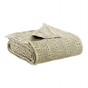 Vivaraise Jeté de lit coton stonewashed Tana