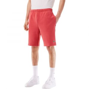 Image de Lacoste Pour homme. Short de jogging rouge peluche