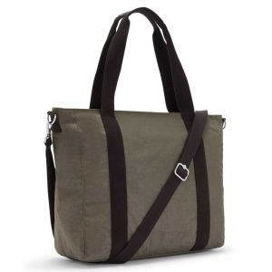 Image de Kipling Asseni Cabas, 49 cm, 20 Litres, Green Moss