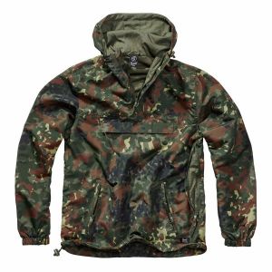Brandit &Eacute;t&eacute; Coupe-Vent, Veste Imperm&eacute;able, Anorak, Veste de Sport, Taille S &Agrave; 5XL - Flecktarn, S