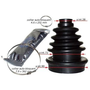 Adnauto - Kit Soufflet De Cardan Universel Pour Utilitaire Et 4x4