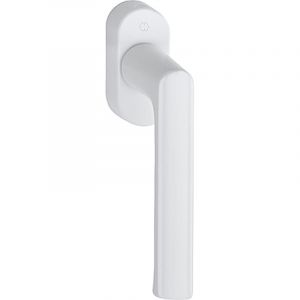 Hoppe Poignée de fenêtre Hamburg Secustik - Carré 32-42 mm - Vis M5x45 + M5x50 - Blanc - 12118953