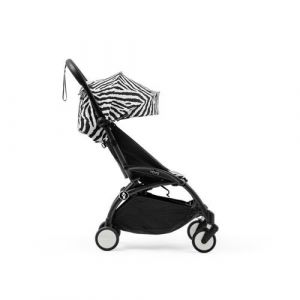 STOKKE - Poussette Yoyo3 Pack 6 Zebre Cadre Noir