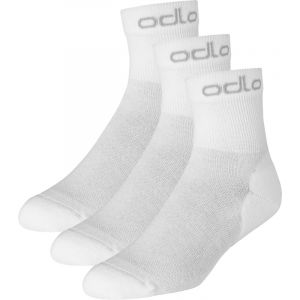 Image de Odlo Active Quarter Socks 3 Pack, blanc EU 36-38 Chaussettes course à pied