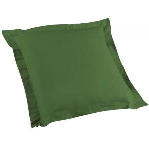 Lina Taie d'oreiller, Coton, Vert Sapin, 63 x 63 cm