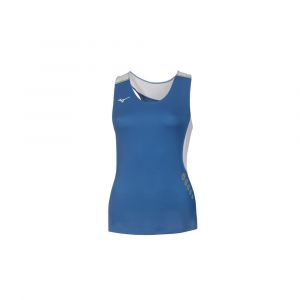 Mizuno T-shirt Sans Manches Femme Premium Japon M Blue / White