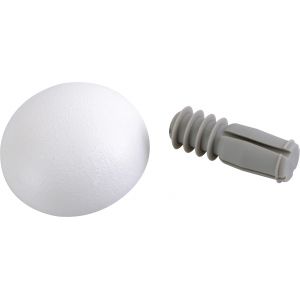Image de Jardipolys Embout main courante blanc Inoline