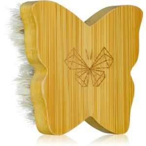 Crystallove Bamboo Butterfly Agave Face Brush Travel Size brosse de massage visage et décolleté 1 pcs