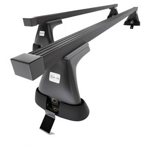 Mossa Barres de toit en acier adapté pour Audi A3 8V Sportback (2013-2020) - noir