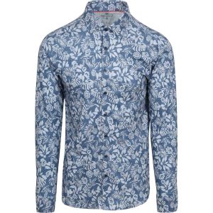 Desoto Chemise Denim Fleurs Bleu taille M