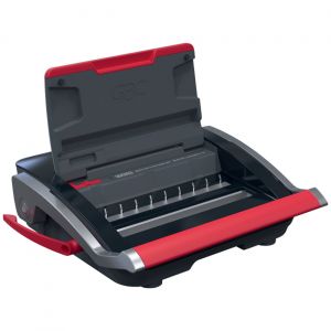 GBC Machine à relier manuelle WireBind WB15 - Relie 125 feuilles A5/A4, Perforation double poignée, perfore 15 feuilles, noir/argent, 4410065