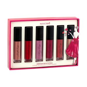 Image de Nocibé Embrasse-moi Si tu Peux - Coffret de 6 Rouges à Lèvres Liquides - Multi-color