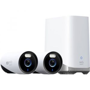 Eufy Cam E330 (Professional) - 2 Camera Kit - cam&eacute;ra de surveillance r&eacute;seau - ext&eacute;rieur - r&eacute;sistant aux intemp&eacute;ries - couleur (Jour et nuit) - 8 MP - 3840 x 2160 - 4K - audio - Wi-Fi - 2.4GHz radio