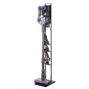 VEVOR Support d'aspirateur, pour Dyson V6 V7 V8 V10 V11 V15, porte-aspirateur stable avec 4 crochets pour aspirateurs verticaux sans fil Dyson DC30 DC31 DC34 DC35 DC58 DC59 DC62 D74 et accessoires