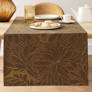 Chemin de table 50x140 cm DOSI - jaune ocre