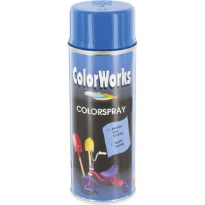 Colorworks Peinture aérosol brillante Bleu ciel - 400 ml
