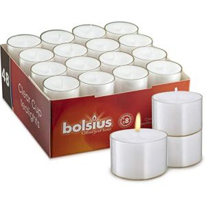 Bolsius Bougie à chauffe-plat PC-Cup 8h 48pcs