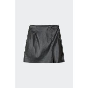Noisy may Jupes NMCLARA PENNY PU HW SLIT SKIRT NOOS Noir - Taille EU L,EU XS