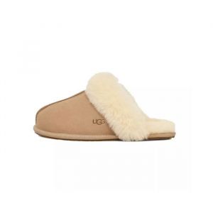 Image de &laquo; Pantoufles UGG Scuffette II marron mat blanc femme &raquo; - 36