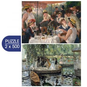 Grafika 2 Puzzles - L'Art d'Auguste Renoir : Le Déjeuner des Canotiers - La Grenouillère