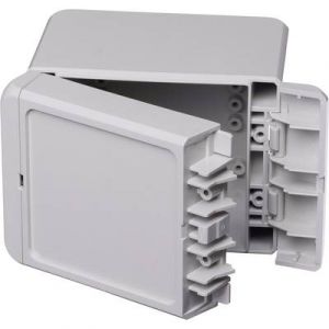 Bopla Bo&icirc;tier mural, Coffret d'installation Bocube B 100809 PC-V0-7035 96012135 gris clair (RAL 7035) 80 x 113 x 90 Pol