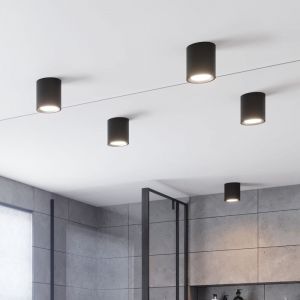 Nordlux Plafonnier led pour salle de bain Landon Long 2110670103 led Puissance: 6.5 w blanc chaud à blanc neutre