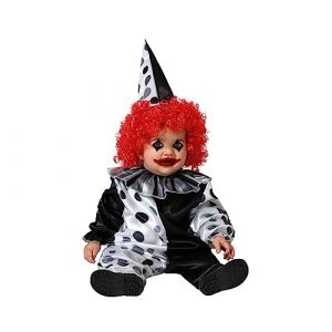 Atosa Déguisement clown gris enfant bébé 12 a 24 meses