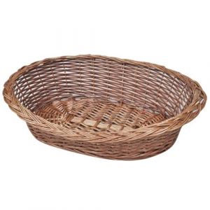 Image de VidaXL Panier pour chien lit pour animaux de compagnie en saule 50 cm nature