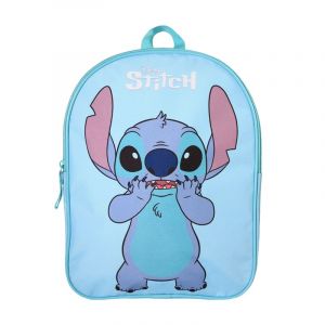 Sac à dos stitch goûter 31cm bleu clair 1 compartiment maternelle