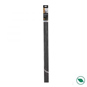 Bande de chant stratifié marbre noir 645 x 38 mm