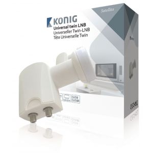 König KN-LNB-T20 - Tete LNB universelle Twin 0.2 dB