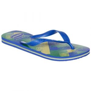 Havaianas Mixte Brasil Fresh Tongues, Bleu Marine, Bleu Marin, 37/38