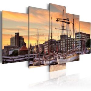 Artgeist Tableau - Port of Hamburg 100x50