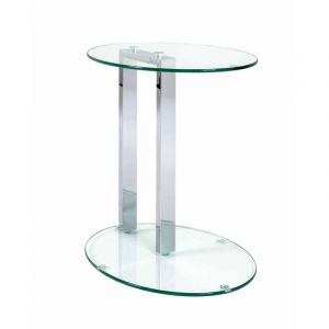 Image de Table d'Ap Ovale "Antilles" 50cm Transparent Prix