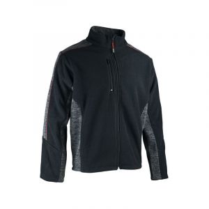 LMA Veste POLAR gris chin&eacute; / noir T.3XL - 2289 T.7