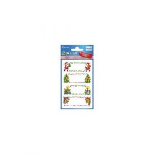 Avery Zweckform 52771 Lot de 36 autocollants de Noël Matériau : papier Geschenkaufkleber