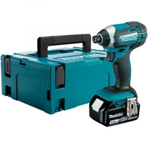 Makita Visseuse à chocs lxt 18V + 1x BL1830B + Makpac DTD152