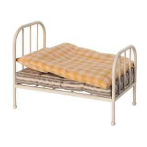 Image de Maileg Lit vintage miniature pour teddy junior - hauteur : 15 cm