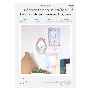 Image de Kit papier Carte postale les cadres romantiques